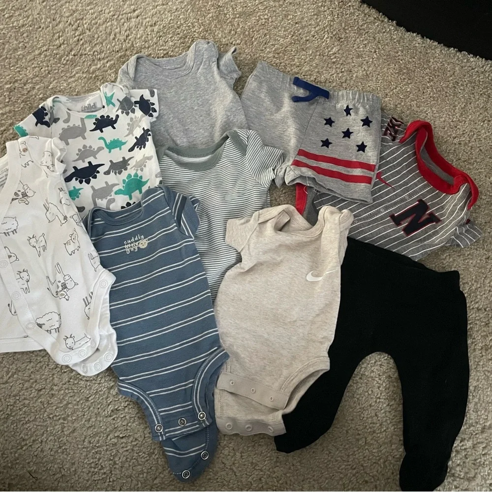 Assorted Baby Onesies and Pants bundle